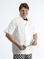 View Item Chefs Jacket Short Sleeves with Press Studs Poly Cotton (White)